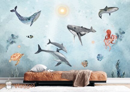 Behang deep in the sea Behang deep in the sea