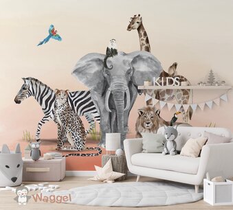 Behang jungle dreams sunset Behang jungle dreams sunset