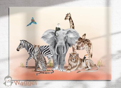 Wandpaneel jungle dreams sunset Wandpaneel jungle dreams sunset