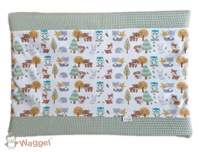 Aankleedkussenhoes bosdieren turquoise uiltje sale Aankleedkussenhoes bosdieren turquoise uiltje sale