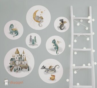 Muurcirkel set Dragonworld Muurcirkel set Dragonworld