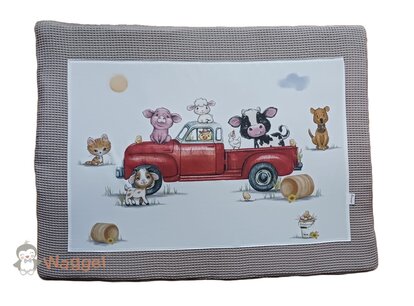Boxkleed boerderijdieren truck Boxkleed boerderijdieren truck