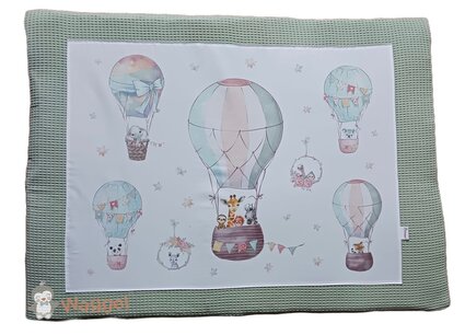 Boxkleed jungle luchtballonnen Boxkleed jungle luchtballonnen