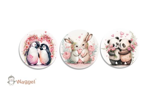 A: Muurcirkels Love is in the air kies je 3 favorieten A: Muurcirkels Love is in the air kies je 3 favorieten