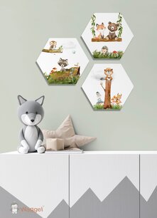 Hexagon set Woodland Hexagon set Woodland