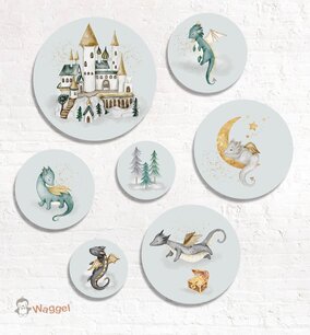 Muurcirkel set Dragonworld Muurcirkel set Dragonworld