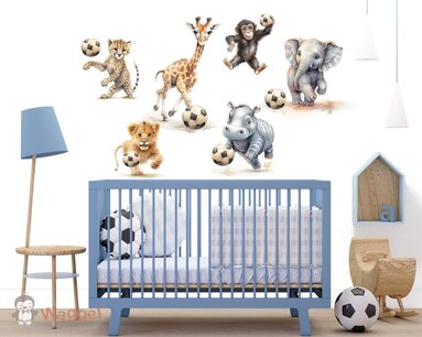 Behang sample Jungle Ball Behang sample Jungle Ball