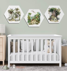 Hexagon set dinosaurs Hexagon set dinosaurs