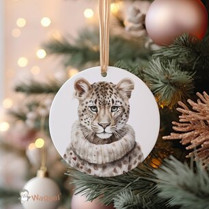 Kerst ornament luipaard Kerst ornament luipaard