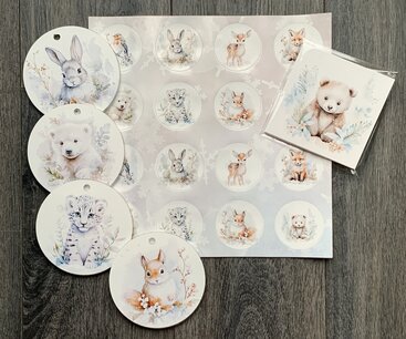 Kerstset winterdieren(4 ornamenten) Kerstset winterdieren(4 ornamenten)