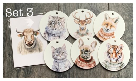 Kerstset dieren set 3 Kerstset dieren set 3