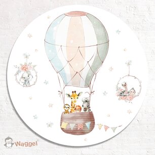 Muurcirkel jungle luchtballon 60 cm sale Muurcirkel jungle luchtballon 60 cm sale