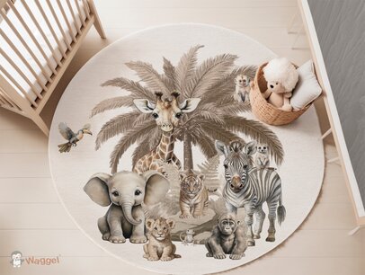 Vloermat Jungle naturel Little ones Vloermat Jungle naturel Little ones