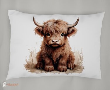 Kussensloop boerderijdieren naturel 60x40 cm Kussensloop boerderijdieren naturel 60x40 cm