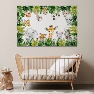 Muurdecoratie jungle Muurdecoratie jungle